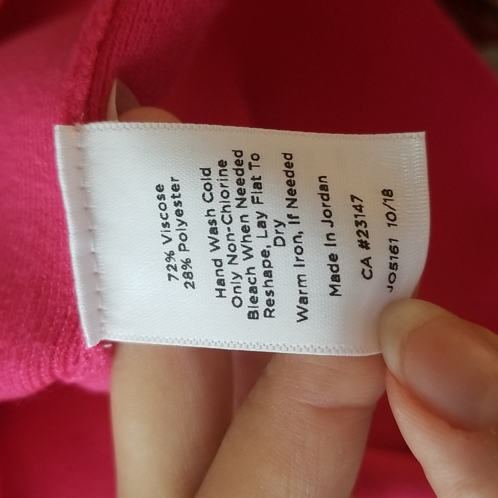 Talbots Pima Scallop Top - Picture 4 of 4